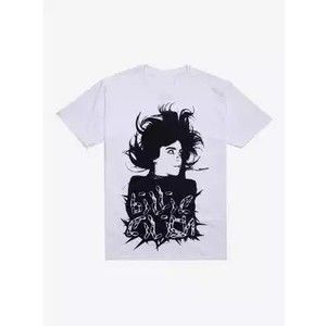 Billie Eilish Hair Portrait Boyfriend Fit Girls T-Shirt